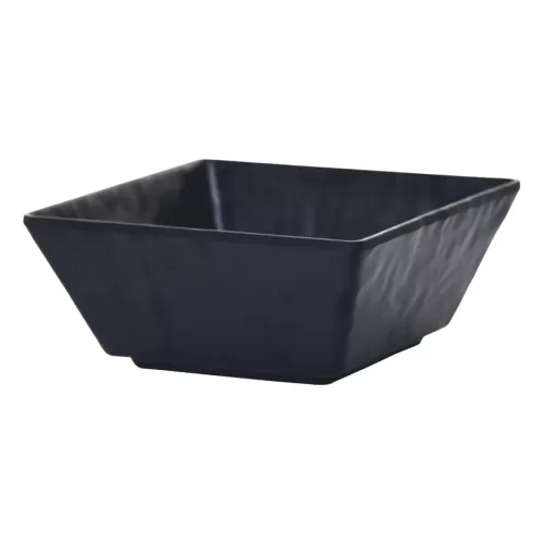 Mirage Martello Melamine Black Square Bowl 24cm 3 Litre - pack size 1