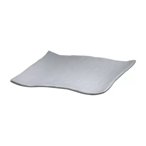 Mirage Martello Melamine Grey Square Platter 28cm - pack size 1