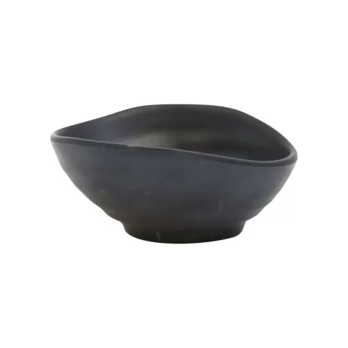 Mirage Piccolo Melamine Black Organic Oval Ramekin 8.5x7cm 3.5oz - pack size 1