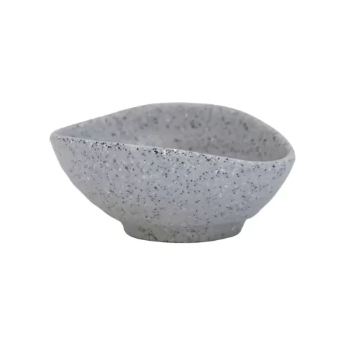 Mirage Piccolo Melamine Grey Organic Oval Ramekin 8.5x7cm 3.5oz - pack size 1