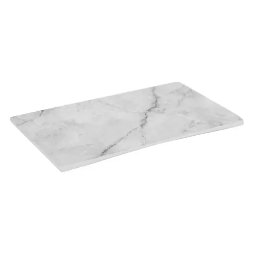 Marble Melamine Platter 246 x 14 x 7.5mm - pack size 1
