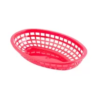 Classic Oval Baskets, Red - pack size 12