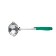 Stainless Steel Soup Ladle - Green - pack size 1
