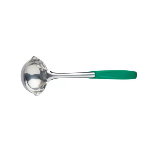 Stainless Steel Soup Ladle - Green - pack size 1