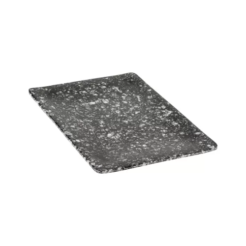 Dalebrook Small Rectangular Granite Oxford Melamine Tray 30x20cm - pack size 1