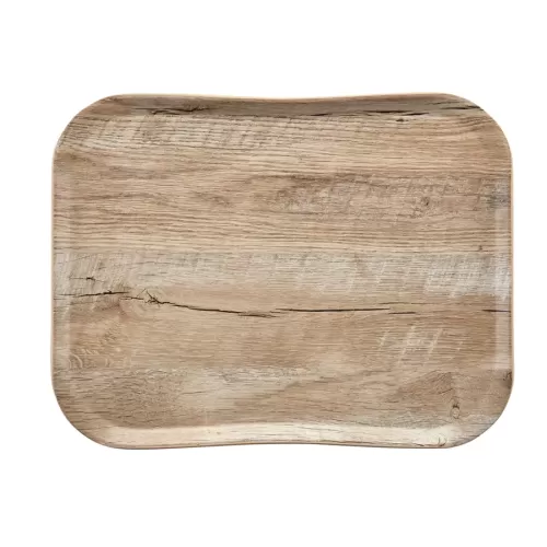 Cambro Century Wood Grain Tray Light Oak 35.5 x 45.7 cm - pack size 1