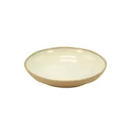 Dalebrook Marl Melamine Cream Round Deep Plate 280x47mm - pack size 1