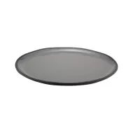 Dalebrook Marl Round Melamine Charcoal Grey Shallow Dish 385x26mm - pack size 1