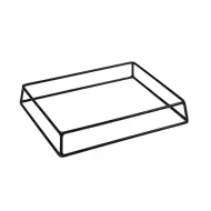 Dalebrook Stainless Steel Large Rectangular Short Buffet Stand 30.6x25.6x5.4cm - pack size 1