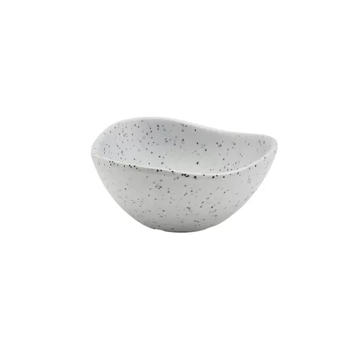 White Granite Melamine Triangular Ramekin 2.5oz - pack size 24