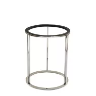 Craster Tilt Stainless Steel Round Tall Riser 21.8x26.5cm - pack size 1