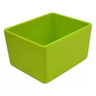 Dalebrook Melamine Lime Green Rectangular Chunky Crock 16.2x13x10cm 1.5 Litre - pack size 1