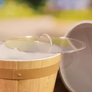 Dalebrook Tura Acrylic Clear Round Lid For Barrel Bowls 26cm - pack size 1