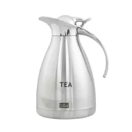 Chefmaster Deluxe Stainless Steel Vacuum Beverage Jug - 1 Litre - Inscribed TEA - pack size 1