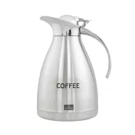 Chefmaster Deluxe Stainless Steel Vacuum Beverage Jug - 1 Litre - Inscribed COFFEE - pack size 1