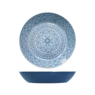 Blue Moroccan Marrakesh Melamine 7.5L Bowl - pack size 1