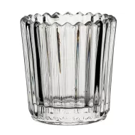 Large Ribbed Clear Nightlight Holder - pack size 6