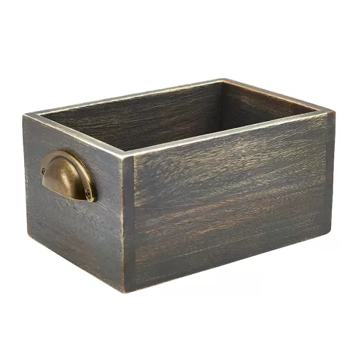 Grey Wash Acacia Wood Display Drawer 21.5x15x11cm - pack size 1