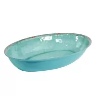 Dalebrook Casablanca Melamine Blue Oval Bowl 42x28cm 3.8 Litre - pack size 1