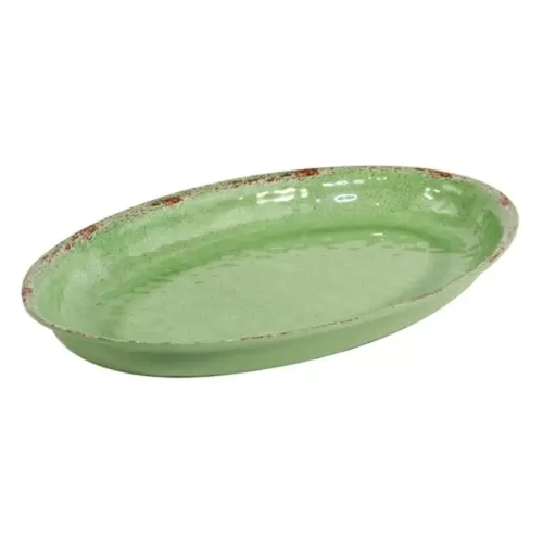 Dalebrook Casablanca Melamine Green Oval Bowl 42x28cm 2.5 Litre - pack size 1