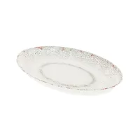 Dalebrook White Casablanca Melamine Oval Tray 42x28x4cm 2.5 Litre - pack size 1