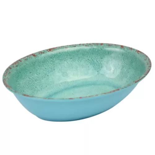 Dalebrook Casablanca Melamine Blue Oval Bowl 21x28cm 1.5 Litre - pack size 1