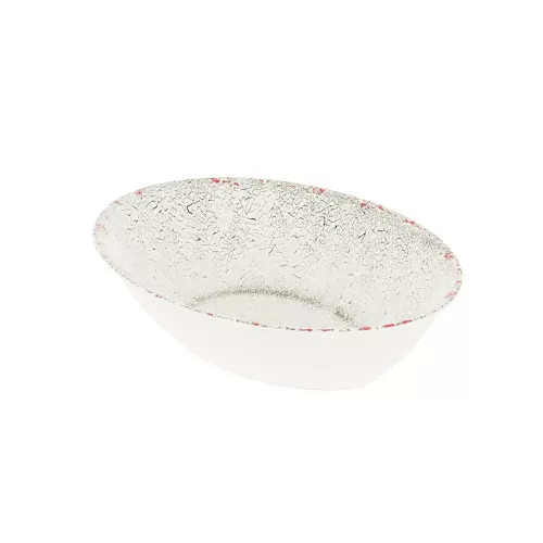 Dalebrook White Casablanca Melamine Oval Bowl 21x28x7cm 1.5 Litre - pack size 1