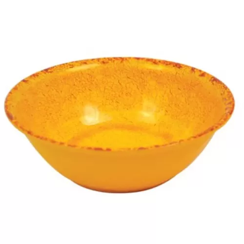 Dalebrook Casablanca Melamine Orange Round Deep Bowl 21cm 1.3 Litre - pack size 1