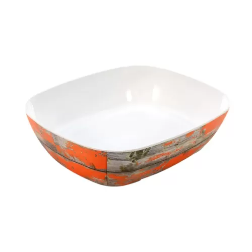 Tura Rustic Orange 1/2 Crock 26.5 x 32.5cm3.5L - pack size 1