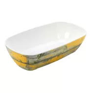 Tura Rustic Yellow 1/3 Crock 17.6 x 32.5cm 2L - pack size 1