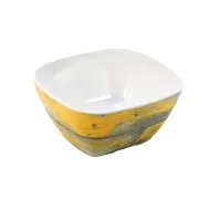 Rustic Yellow Tura 1/6 Size Crock 176x162x80mm 1L - pack size 1