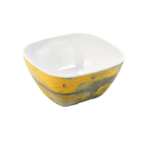 Rustic Yellow Tura 1/6 Size Crock 176x162x80mm 1L - pack size 1