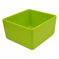 Dalebrook Melamine Lime Green Rectangular Chunky Crock 17.3x16.2x10cm 2 Litre - pack size 1