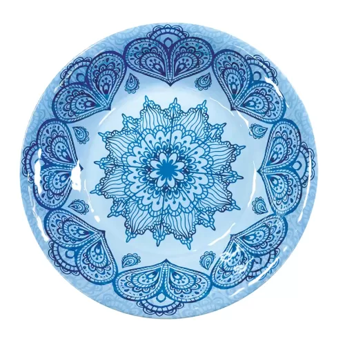Mehndi Blue Bowl 35cm 3.5Ltr - pack size 1