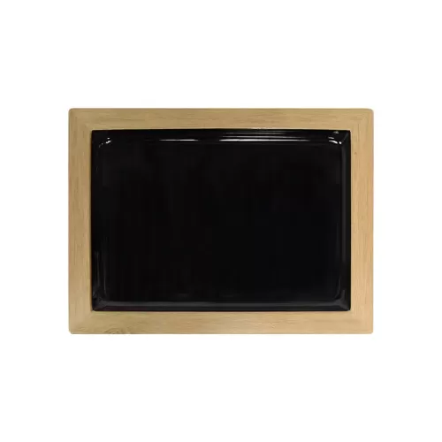Tura Black Frame Platter 28cm - pack size 6