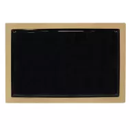 Tura Black Frame Platter 42cm - pack size 6