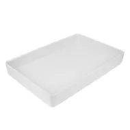 Kata White Melamine Dish 52x34.6cm 8.9Ltr - pack size 1