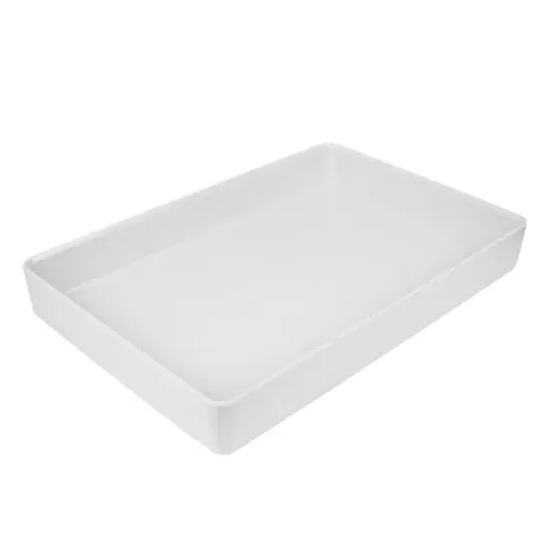 Kata White Melamine Dish 52x34.6cm 8.9Ltr - pack size 1