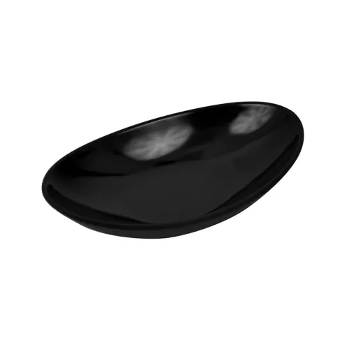 Reef Black Melamine Dish 13.7x8.2cm - pack size 1