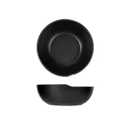 Creative Copenhagen Melamine Black Round Bowl 20x7.5cm 1.2 Litre - pack size 6