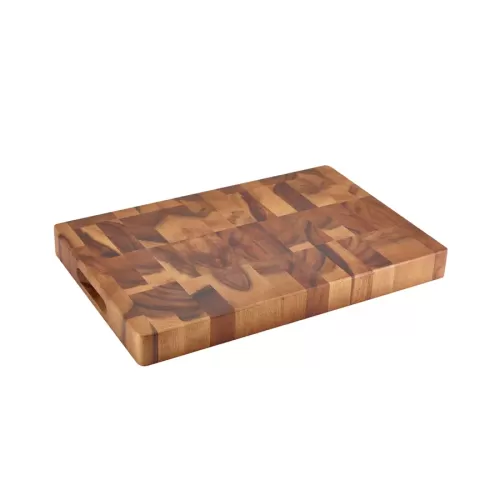 Acacia Wood End Grain Chopping Board 18 x 12 x1.75in - pack size 1