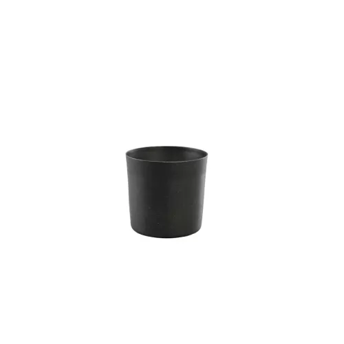GenWare Black Vintage Steel Serving Cup 8.5 x 8.5cm - pack size 12