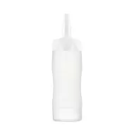 Araven Clear Plastic Sauce Bottle With Adjustable Spout & Cap 12oz - pack size 1