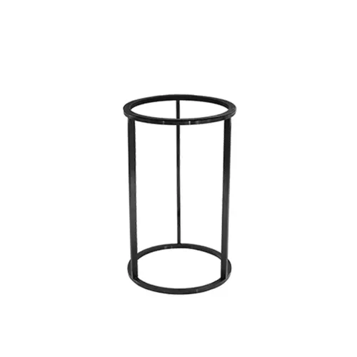 Craster Tilt Steel Extra Tall Black Round Frame 21.8x35cm - pack size 1