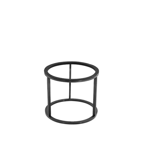 Craster Tilt Steel Medium Black Round Frame 21.8x35cm - pack size 1