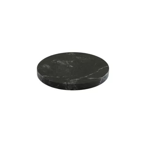 Craster Tilt Marble Grey Round Plinth 21.8cm - pack size 1