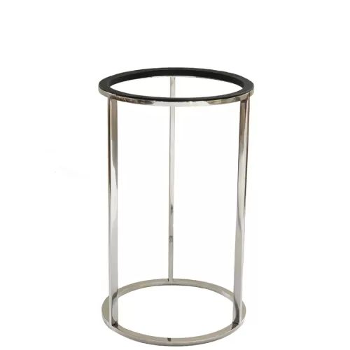 Craster Tilt Steel Extra Tall Silver Round Frame 21.8x35cm - pack size 1