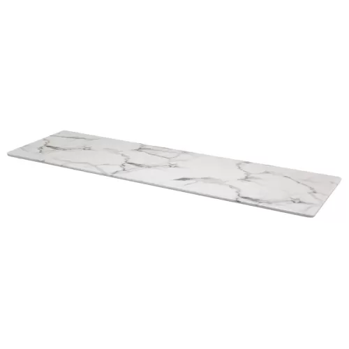 Mirage Strata Melamine Satvario White 2/4 Gastronorm Platter - pack size 1