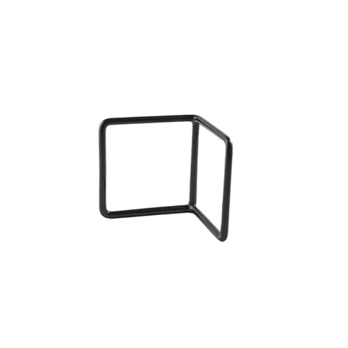 GenWare Black Coated Steel Anti-Slip L Shaped Riser 10cm - pack size 1