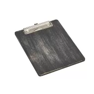 Black Wooden Menu Clipboard A5 18.5x24.5x0.6cm - pack size 1